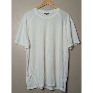 Allbirds Natural Run Tee Short Sleeve Ivory / Cream XXL Merino Blend